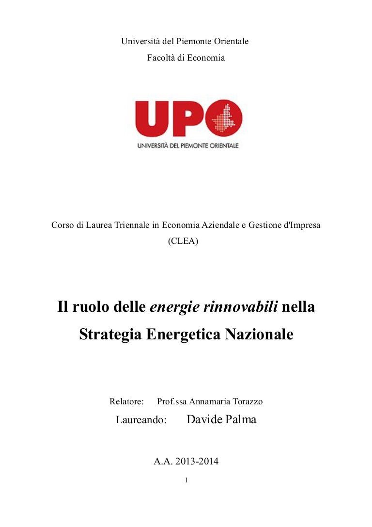 Tesi economia sul fotovoltaico 89 Tesi economia sul fotovoltaico 68